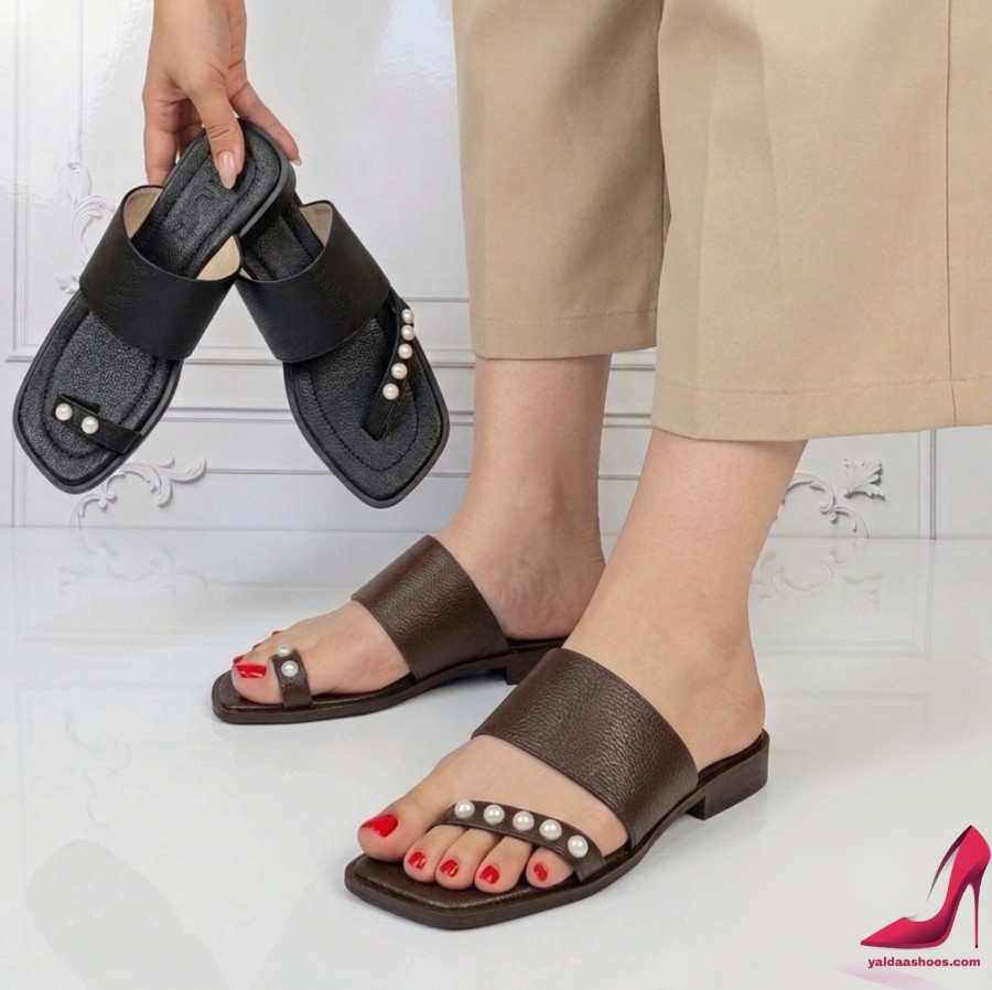 صندل مدل انگشتی مروارید کد 528