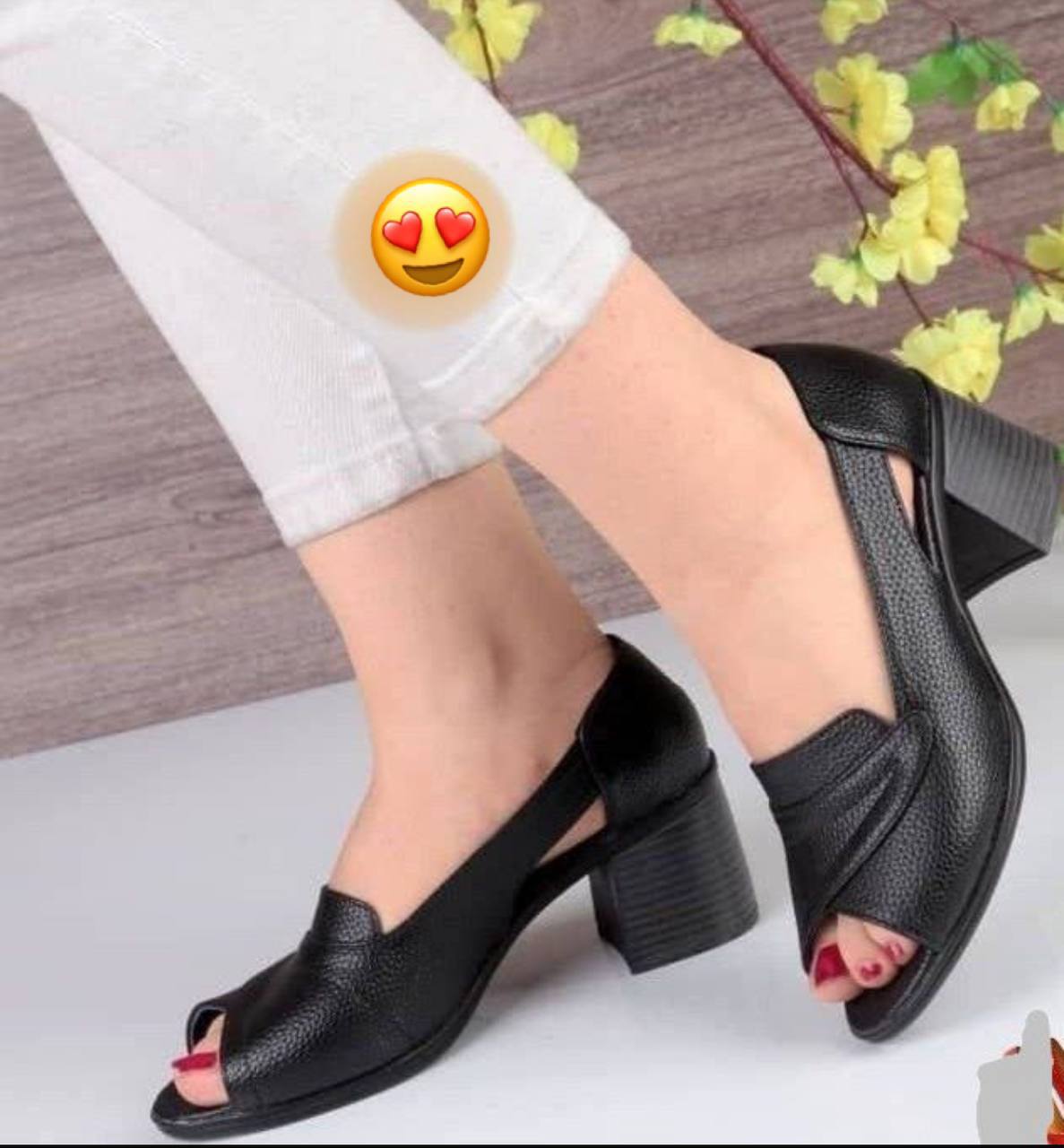 کفش تابستانه مدل برگ پاشنه کد 33