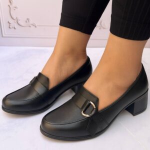 کفش اداری مشکی زنانه کد 261